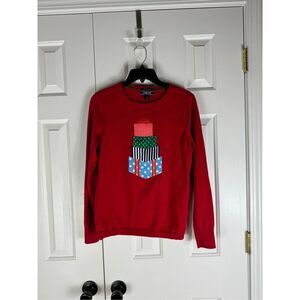 Lands End Womens Presents Sweater Size Small